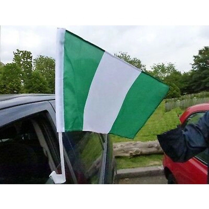 Hot Selling Popularity Fashion Digital Printing Nigeria Car Flag